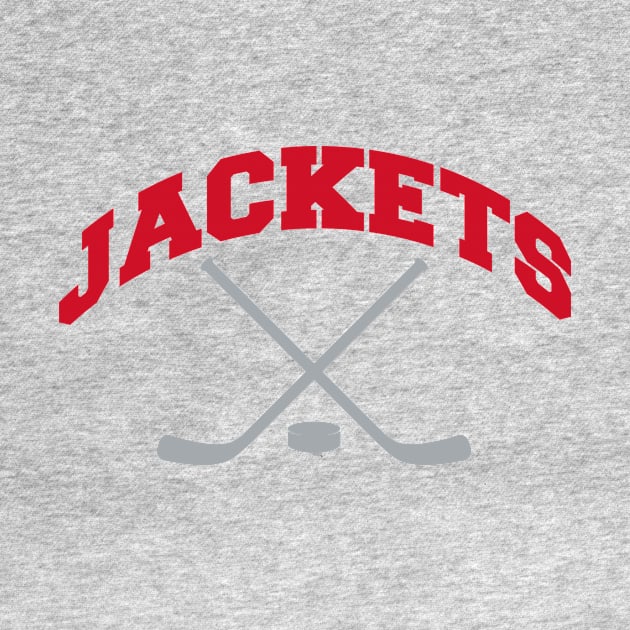 Jackets Hockey Small Logo by CovpaTees